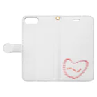 BE UPWARDのcan’t stop love Book-Style Smartphone Case:Opened (outside)