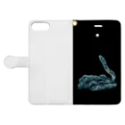 jin-whalesongのblue phase Book-Style Smartphone Case:Opened (outside)