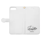 D-BRIDGEのDB_white Book-Style Smartphone Case:Opened (outside)