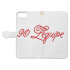 90Lequipeの90Lequipe Book-Style Smartphone Case:Opened (outside)