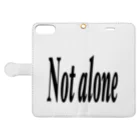 Notalone0705のNot alone Book-Style Smartphone Case:Opened (outside)