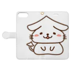 トムトムプリンのいかねこ Book-Style Smartphone Case:Opened (outside)