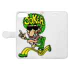 JOKERのアフロキング Book-Style Smartphone Case:Opened (outside)