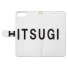 HITSUGIのiPhone cover Book-Style Smartphone Case:Opened (outside)