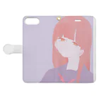 ぽむの女子学生 Book-Style Smartphone Case:Opened (outside)