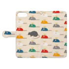 squeak squeakのブリキねずみ Book-Style Smartphone Case:Opened (outside)