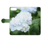 Tori-Toriの紫陽花 Book-Style Smartphone Case:Opened (outside)