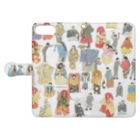 スペースオフィスのゆかいなのうがく Book-Style Smartphone Case:Opened (outside)