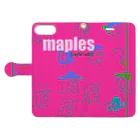 maplesのHATGIRL Book-Style Smartphone Case:Opened (outside)