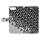 Ast TessellationのTHP-Cat-R1995-Met-BW Book-Style Smartphone Case:Opened (outside)
