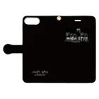 Drums and Cajon　あんりのmagic spice 手帳型スマホケース　Black Book-Style Smartphone Case:Opened (outside)