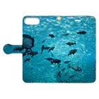 𝕚𝕣𝕠𝕤𝕒𝕤𝕙𝕚の水族館 Book-Style Smartphone Case:Opened (outside)