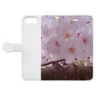 rheeyuichiの桜 Book-Style Smartphone Case:Opened (outside)