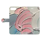 Yoshiki house 岡村芳樹のparrot shells sea Book-Style Smartphone Case:Opened (outside)