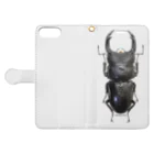 insectech.comのオオクワガタ Book-Style Smartphone Case:Opened (outside)