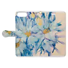 kohaku_no.5のsea＆flower  Book-Style Smartphone Case:Opened (outside)