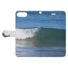 でおきしりぼ子の実験室のWhen the wave breaks..., Book-Style Smartphone Case:Opened (outside)