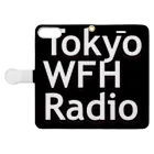 Tokyo WFH RadioのTokyo WFH Radio goods 手帳型スマホケースを開いた場合(外側)