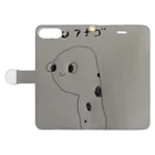 nakaaki0729のチンアナゴくん Book-Style Smartphone Case:Opened (outside)