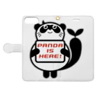 GraphicersのI am a PANDA 手帳型スマホケースを開いた場合(外側)