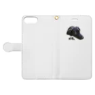 rit.のrit.dog 小物 Book-Style Smartphone Case:Opened (outside)