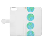 KiKiのThe earth Book-Style Smartphone Case:Opened (outside)