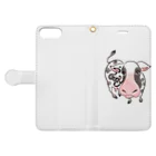 グッデイCOW のグッデイCOW4 Book-Style Smartphone Case:Opened (outside)