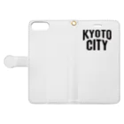 jimotyの京都　KYOTO　キョウトシティ Book-Style Smartphone Case:Opened (outside)