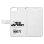 pda gallop official goodsのTHINK ANY TIME! GOODS Book-Style Smartphone Case:Opened (outside)
