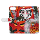 PLAY　FULのPLAY FUL【全面+小ロゴ】 Book-Style Smartphone Case:Opened (outside)