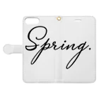 spring.のSpring.  Book-Style Smartphone Case:Opened (outside)