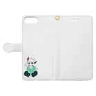 Garamondの猫のキット Book-Style Smartphone Case:Opened (outside)