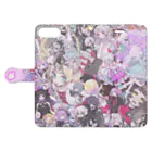 ねこ子のねこgirl×boy Book-Style Smartphone Case:Opened (outside)