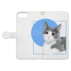 Kuwazuru’s ShopのLove cats-マンチカン- Book-Style Smartphone Case:Opened (outside)