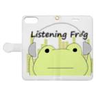 原知也、略してHaTo@作曲家のListening Frog Book-Style Smartphone Case:Opened (outside)