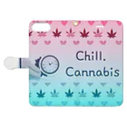 Chill_CannabisのChill.Cannabis Book-Style Smartphone Case:Opened (outside)
