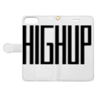 High UpのHigh Up 手帳型スマホケースを開いた場合(外側)