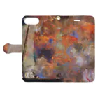 Art Baseのオディロン・レドン / Flower Clouds / 1903 / Odilon Redon. Book-Style Smartphone Case:Opened (outside)