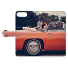 AkasakaBase - アカサカベースのOpen Car Book-Style Smartphone Case:Opened (outside)