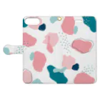 【TenSen】SHOPのAbstract Case  Book-Style Smartphone Case:Opened (outside)