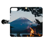NaturalCourseJapanのすまほけ〜す Book-Style Smartphone Case:Opened (outside)