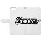 ハッピーにこちゃんのTHE BATI 手帳型スマホケースを開いた場合(外側)