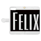 seigooのFelix 手帳型スマホケースを開いた場合(外側)