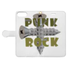 はっぴーあっぴーのpunk rock Book-Style Smartphone Case:Opened (outside)