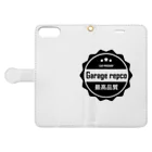 かりゆしマーケットのGarage repco 手帳型スマホケースを開いた場合(外側)