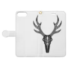 M_logのStylish deer Book-Style Smartphone Case:Opened (outside)