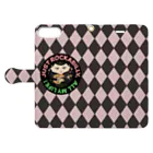 Rockabilly_Mのマルヴィス60‘s Book-Style Smartphone Case:Opened (outside)