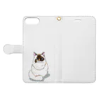 szkaのTAMA the cat Book-Style Smartphone Case:Opened (outside)