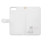 CAREERのツンデレの猫　RINA Book-Style Smartphone Case:Opened (outside)