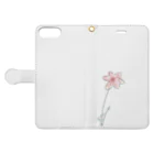 Sakikoonのpressed flower Book-Style Smartphone Case:Opened (outside)